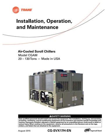 trane cgam chiller metal cover box over ch530 display|Trane CH530 Installation, Operation And Maintenance Manual.